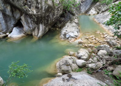 riviere piscine naturelle gites masia rabos costa brava catalogne espagne